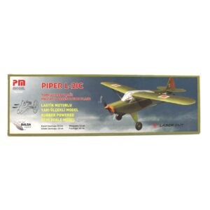 PM 2009 Piper L 21C - Rubber Powered Balsa Model Airplane Kit